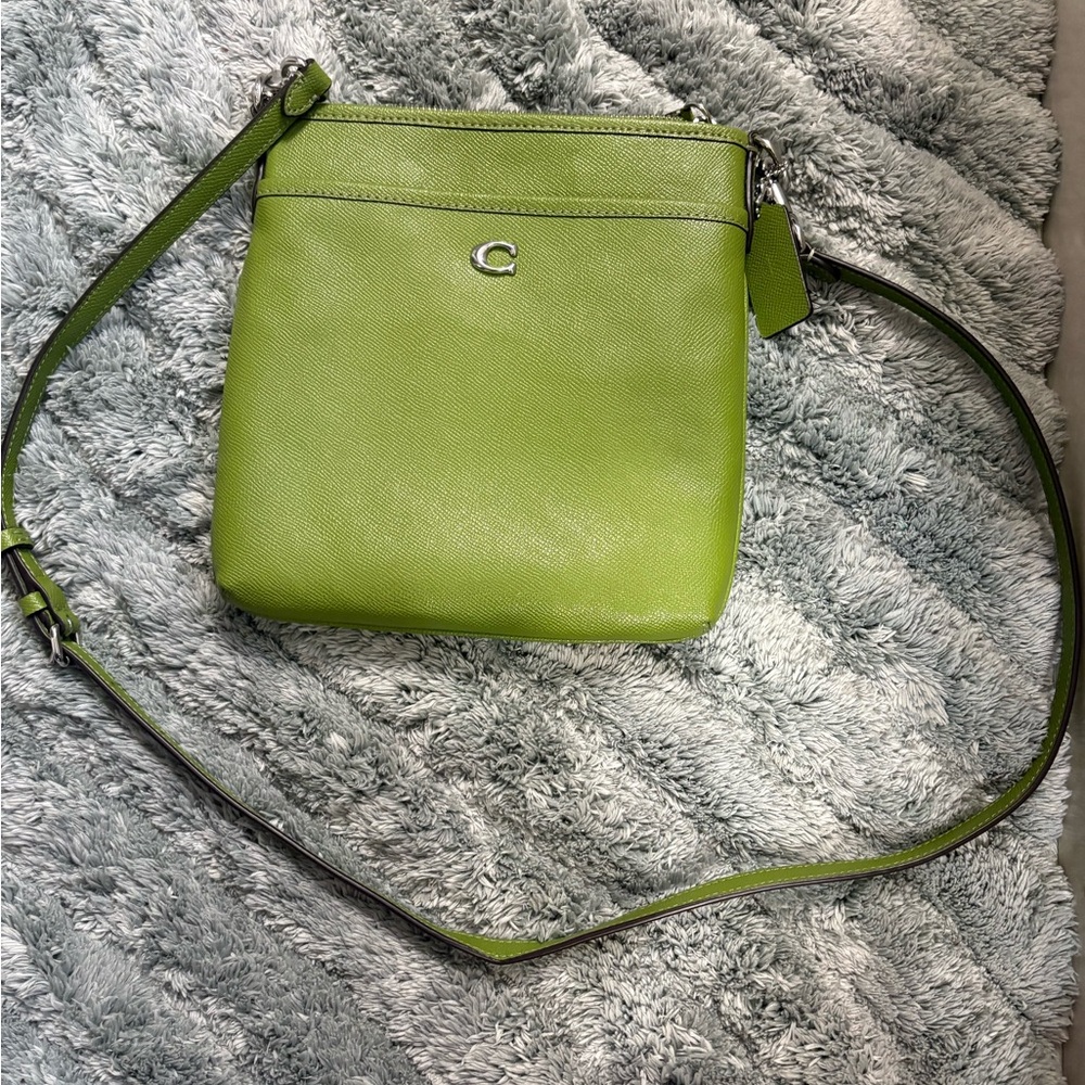 Coach Lime Green Crossbody Bag